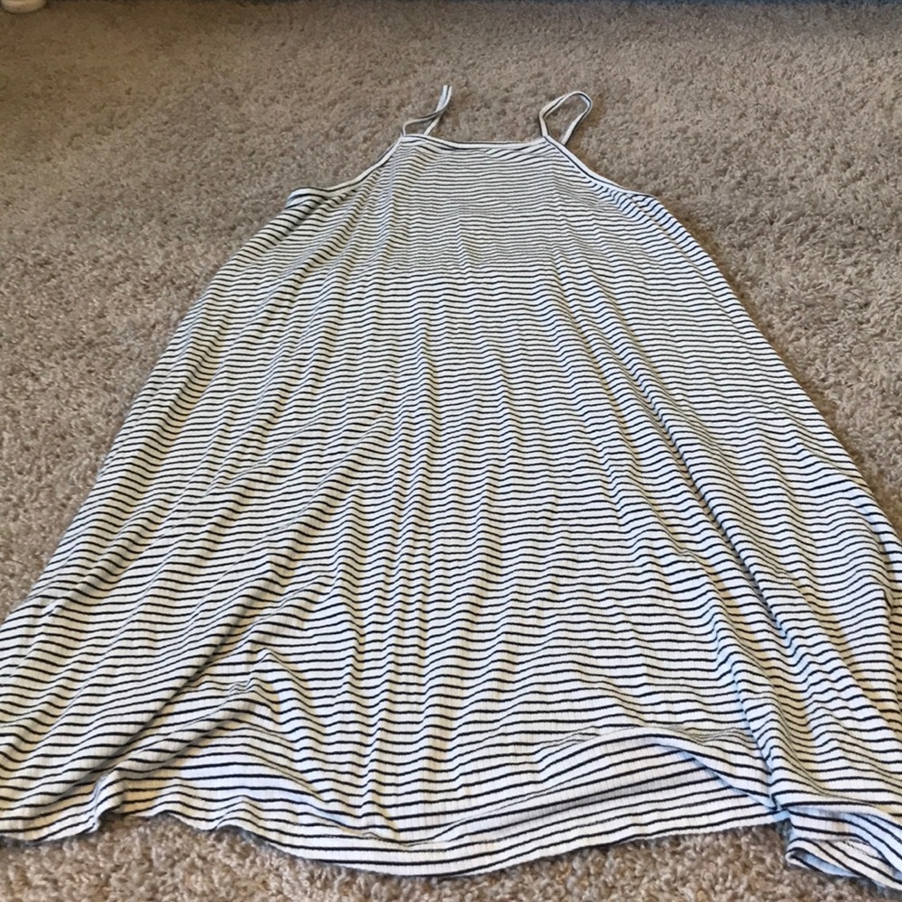 striped sun dress